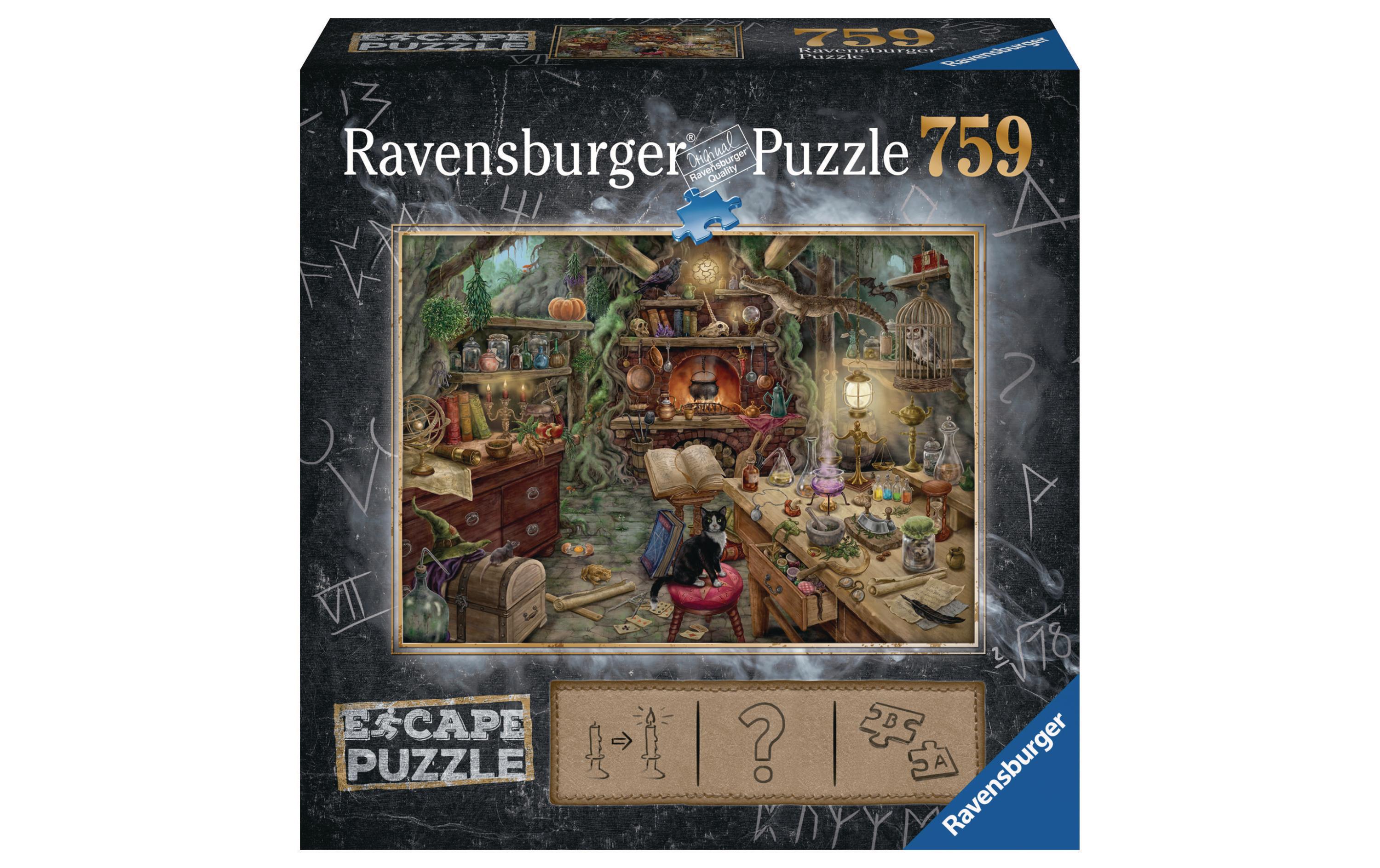 Puzzle Escape HexenkücheExit Room-Puzzle
