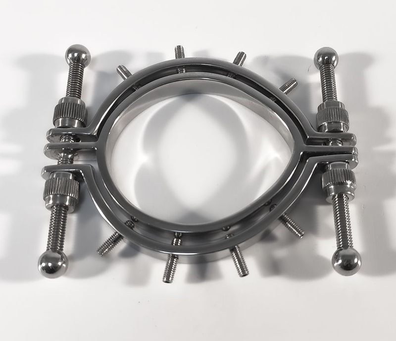 Dusedo - Vaginaklem - Zilver - RVS - 117 cm - Met 8 Verstelbare Spikes