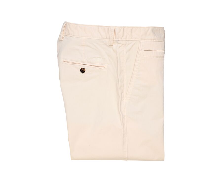Bermuda chino homme Écru - BARLOW