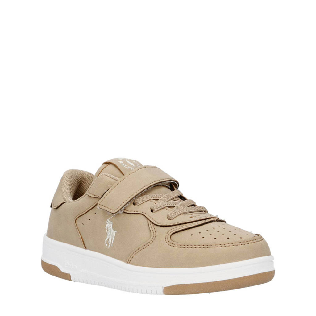 Ralph Lauren Masters Court PS Schoolkind suède sneakers beige