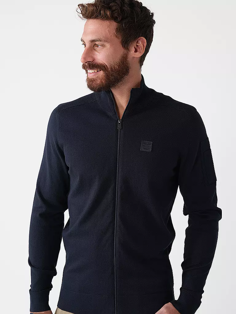 PME LEGEND Strickjacke  dunkelblau