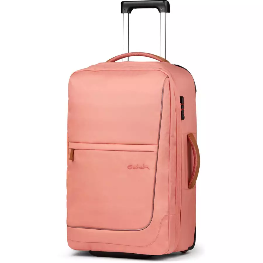 Satch Flow - 2-Rollen-Trolley M 65 cm pure coral
