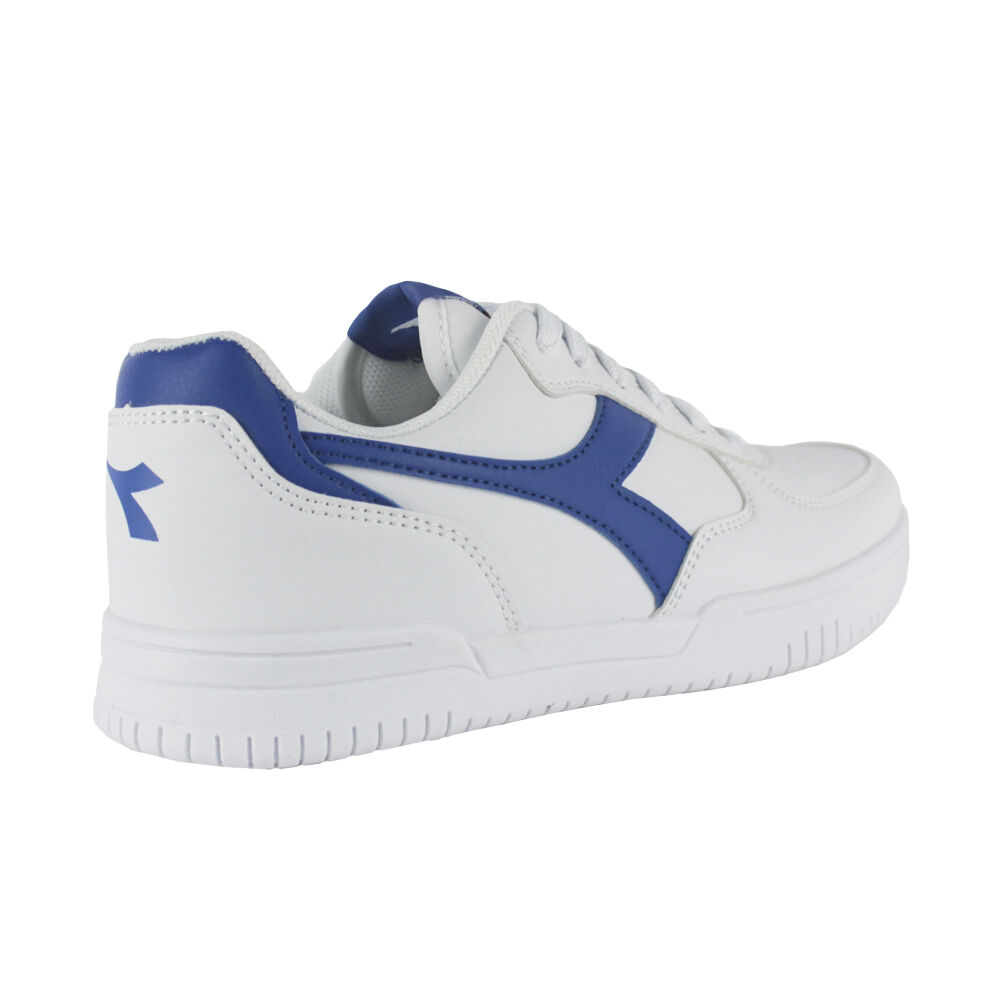 Tênis Diadora Raptor Low Gs C3144 Branco/Azul Imperial