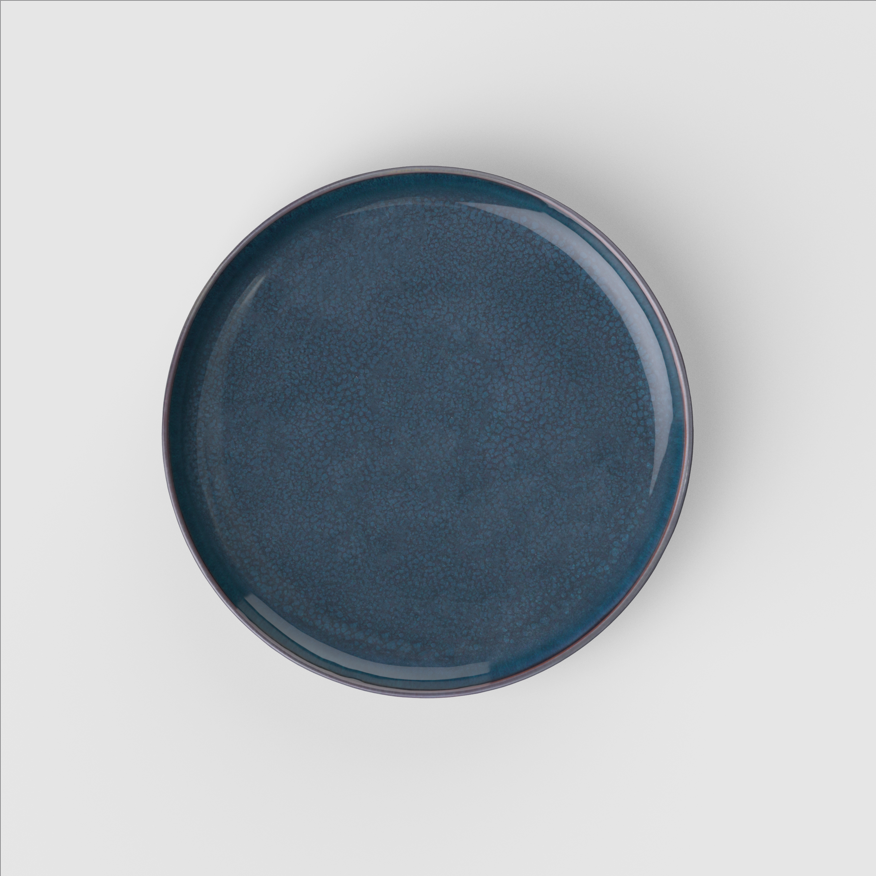 Crafted Appetizer and dessert plate Blue, 8.3'', Premium Porcelain