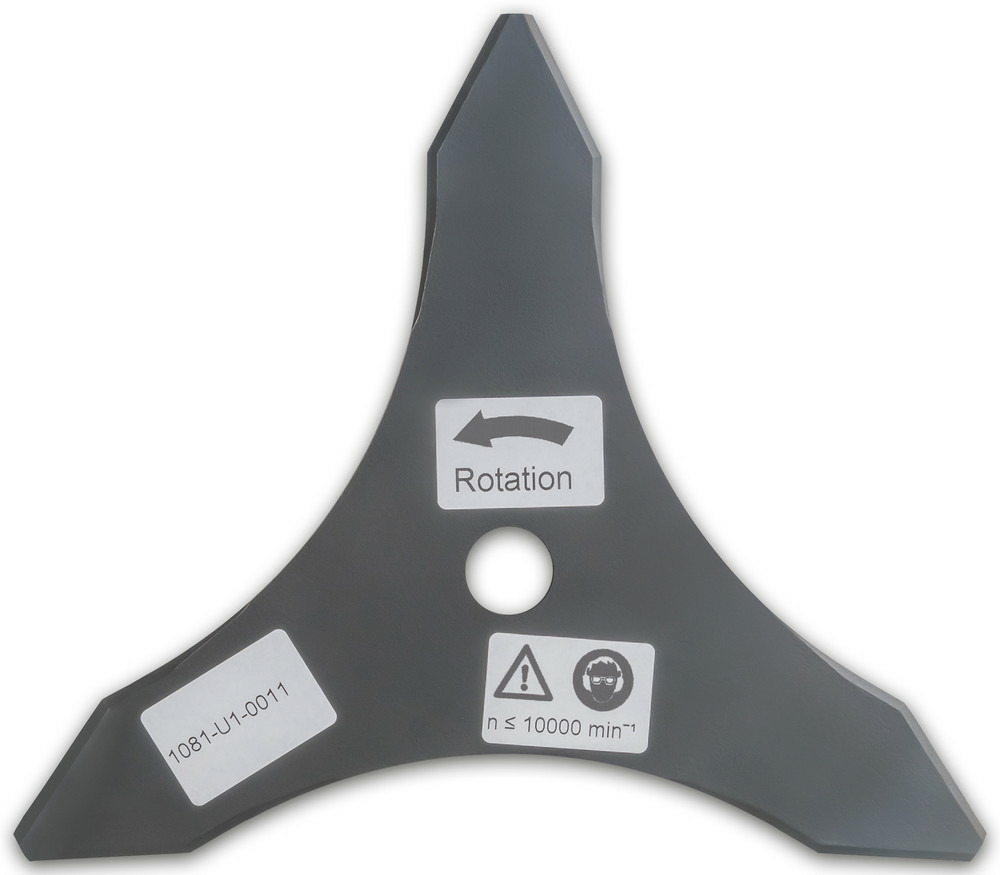 Lame de coupe pour débroussailleuse 255 mm, 3 dents, tc ø 20,0 mm, 3,0 mm