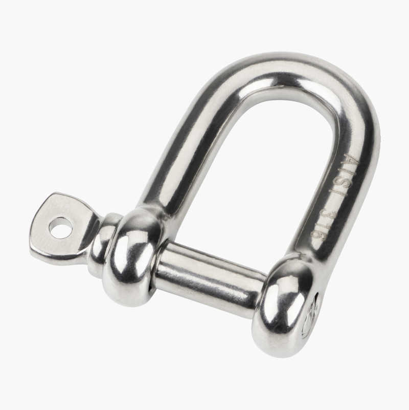 Sjakkel rett, rustfritt, 16 x 64,5 mm