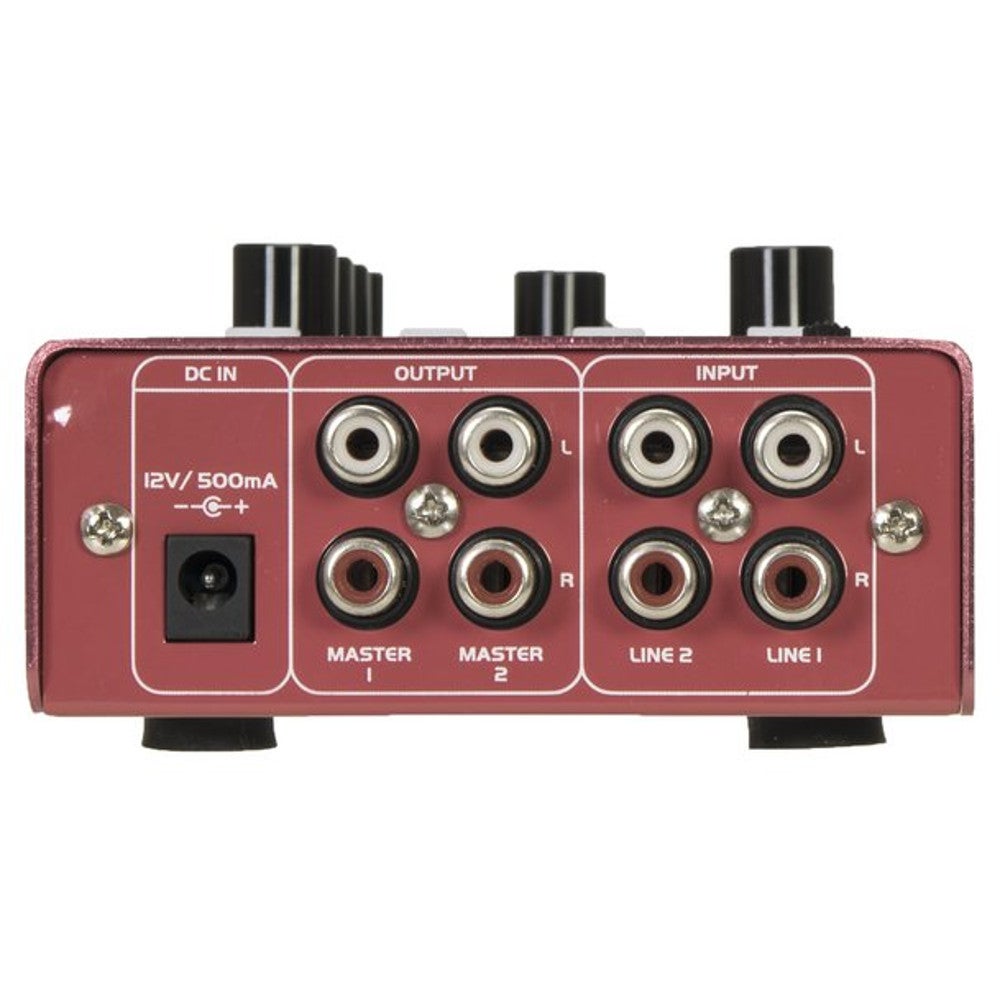 Omnitronic Gnome-202P Mini Mixer rood