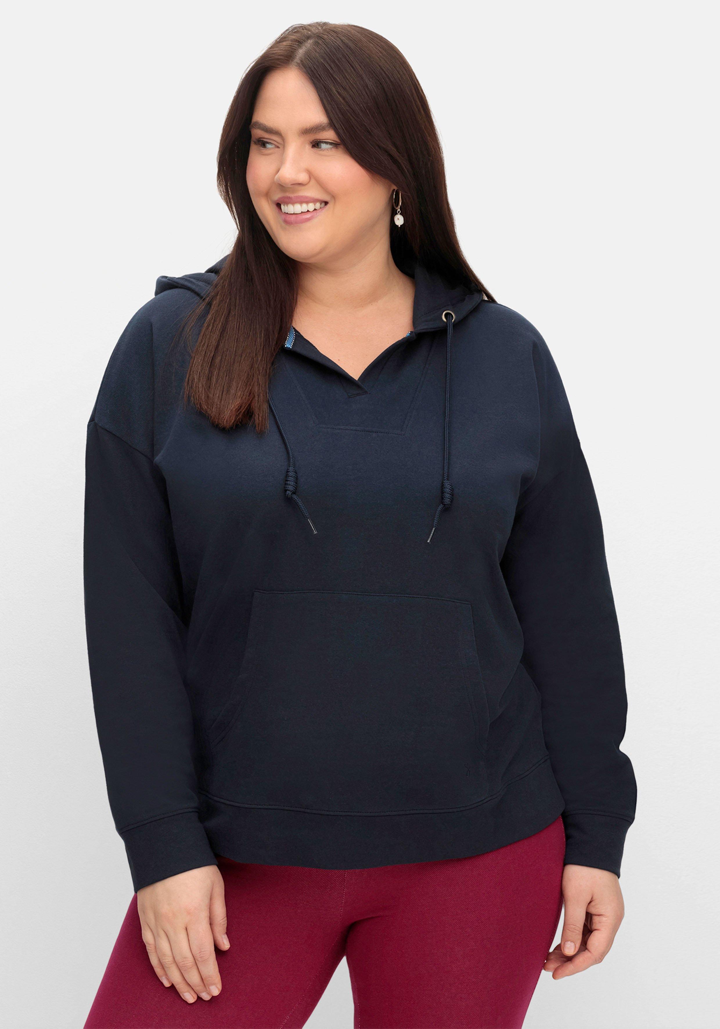 Sweatshirt mit Kapuze und Kängurutasche
