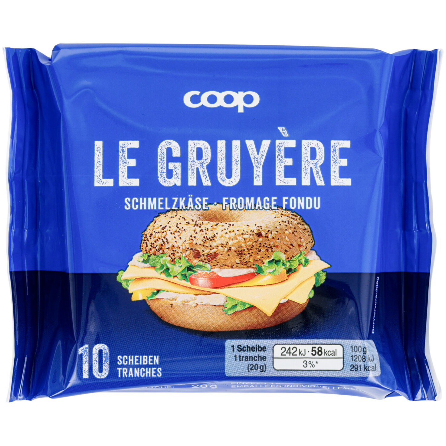 Le Gruyère Schmelzkäse 10 Scheiben