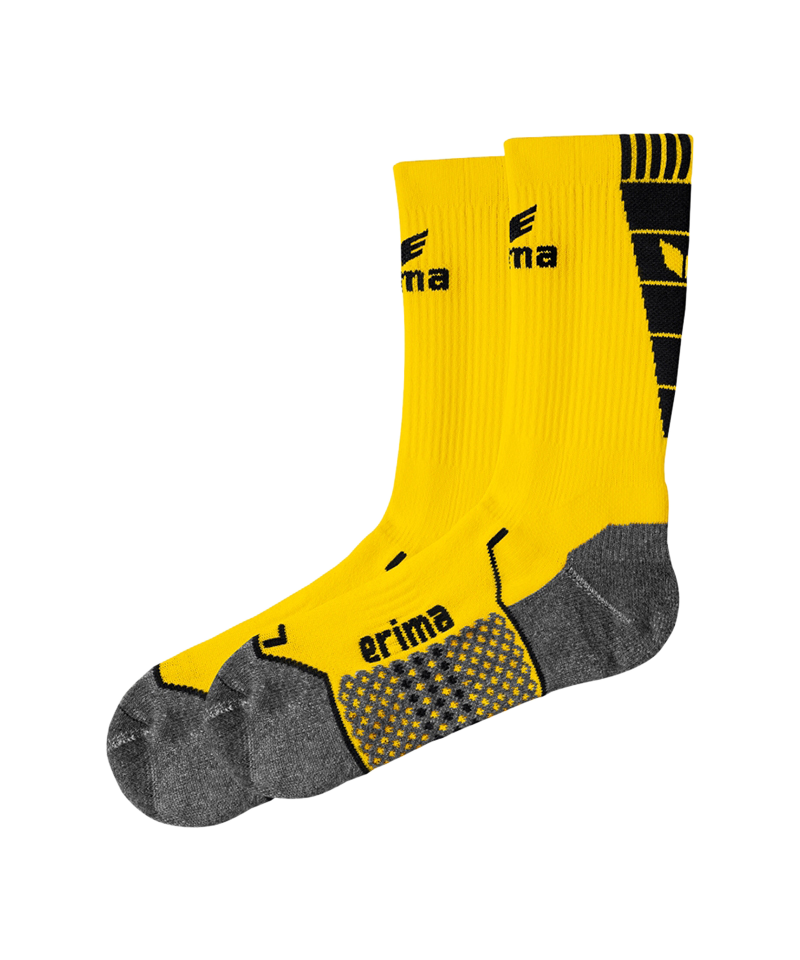 Erima Short Socks Trainingssocken Gelb Schwarz