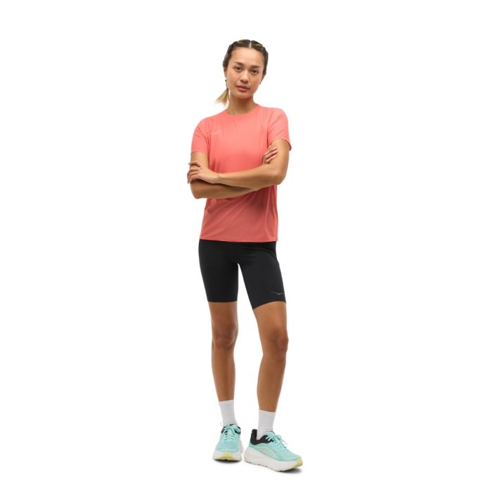 Hoka Dame T-shirts Airolite Run SS Tee Pink