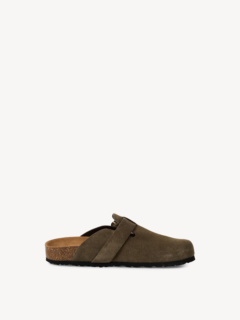 Leren Slipper - groen