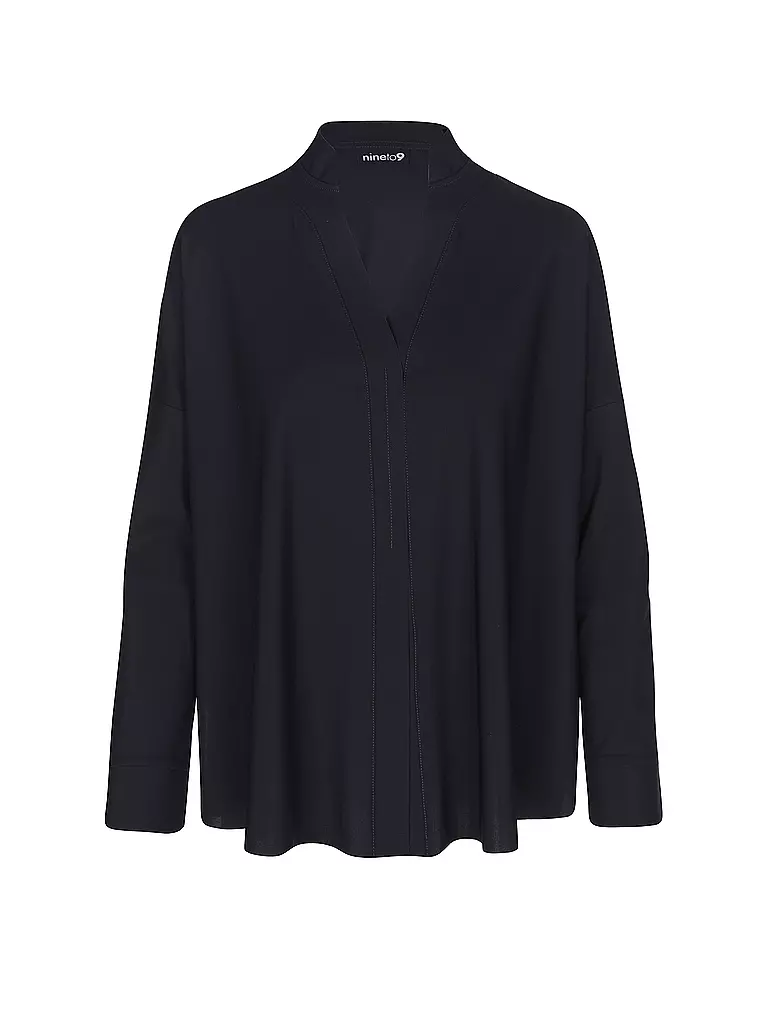 NINETO9 Bluse dunkelblau