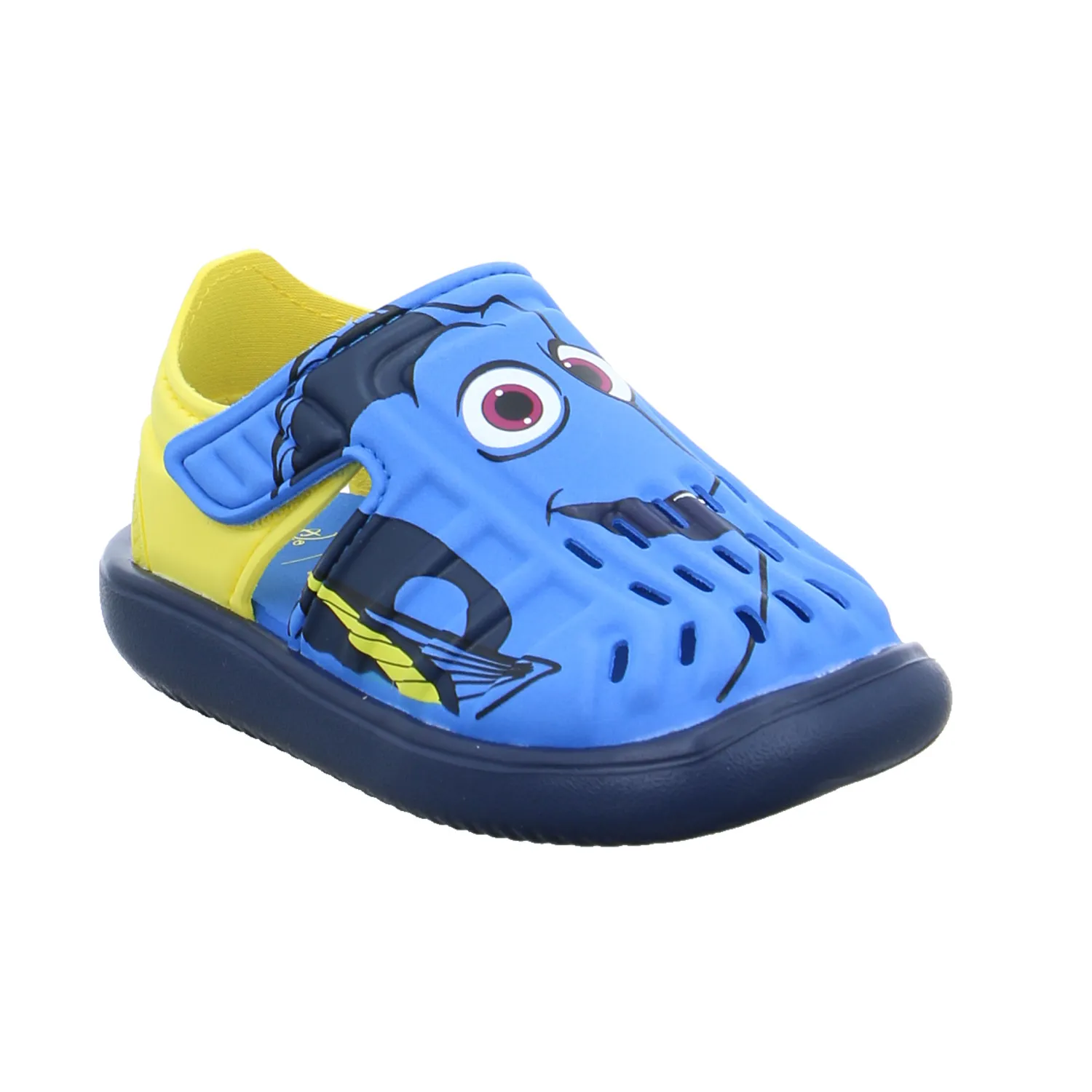 ADIDAS Kleinkinder-Sandale wasserfest Blau Synthetik  Babysandale