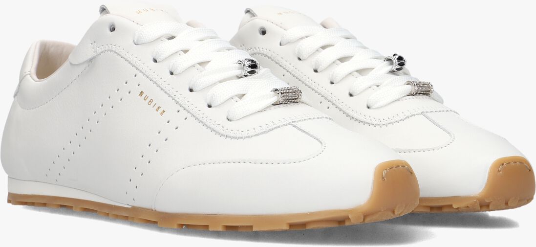 witte nubikk lage sneakers billy lou