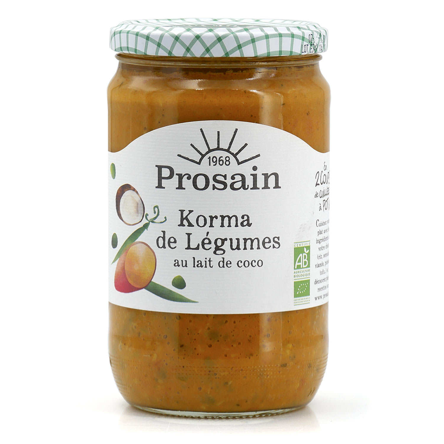 Korma de légumes bio