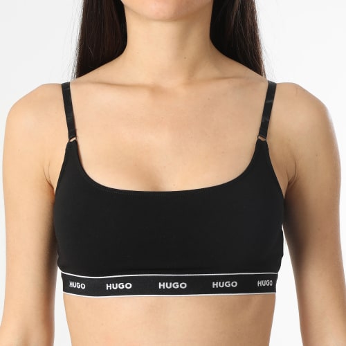 Lot De 2 Brassières Femme 50480158 Noir Jaune