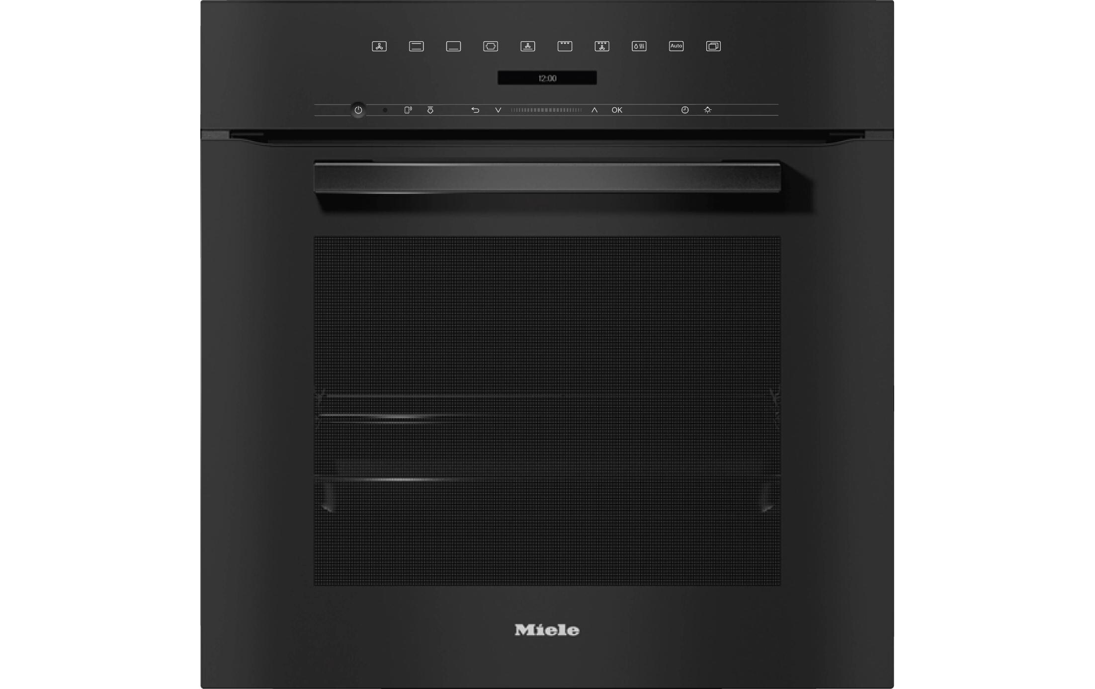 Einbaubackofen H 7264-60 B Schwarz A+<br>Backofen