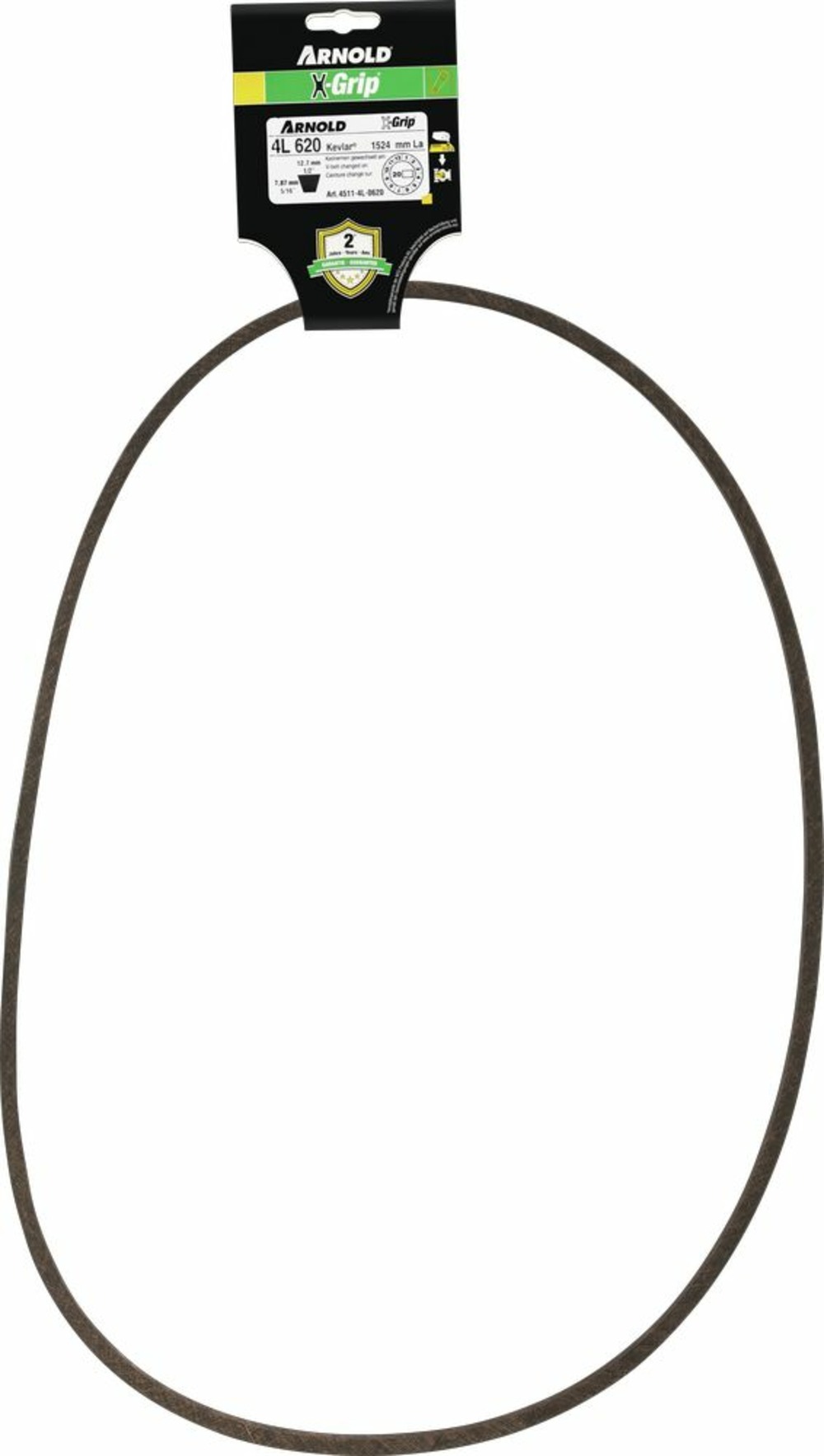 Courroie trapézoïdale x-grip v de type 4l620