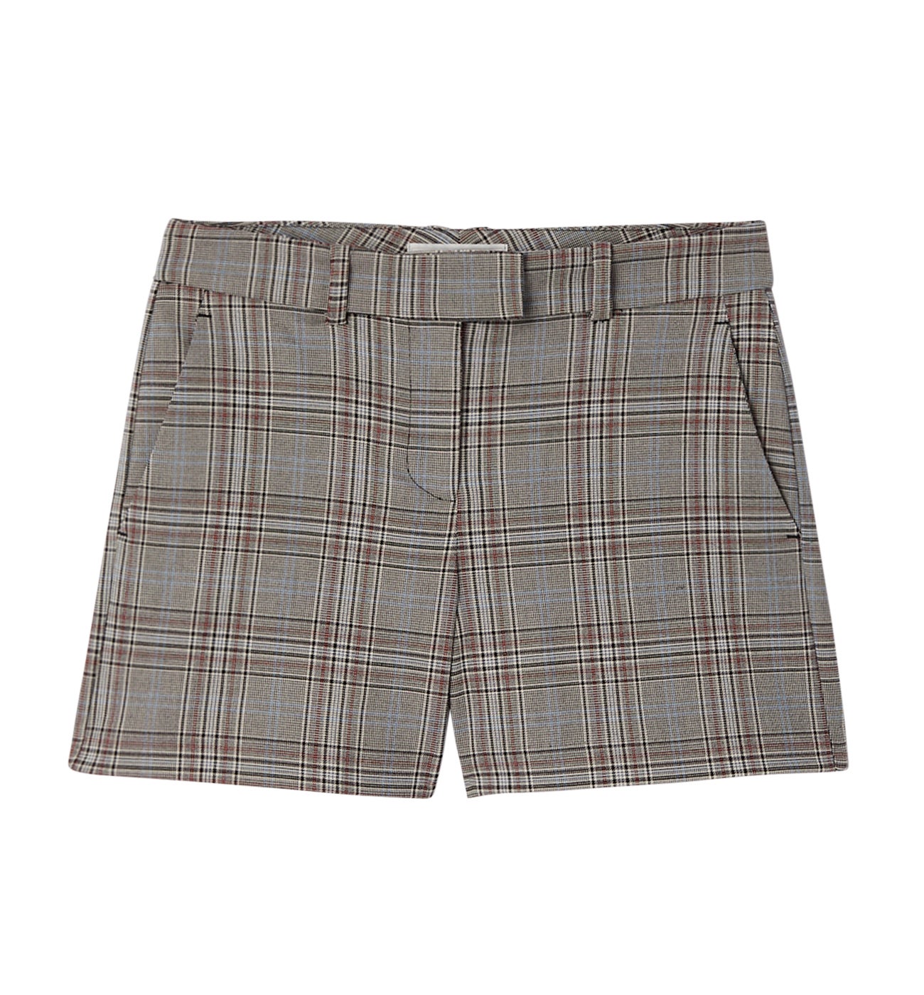 Short chic à carreaux Femme - Carreaux gris