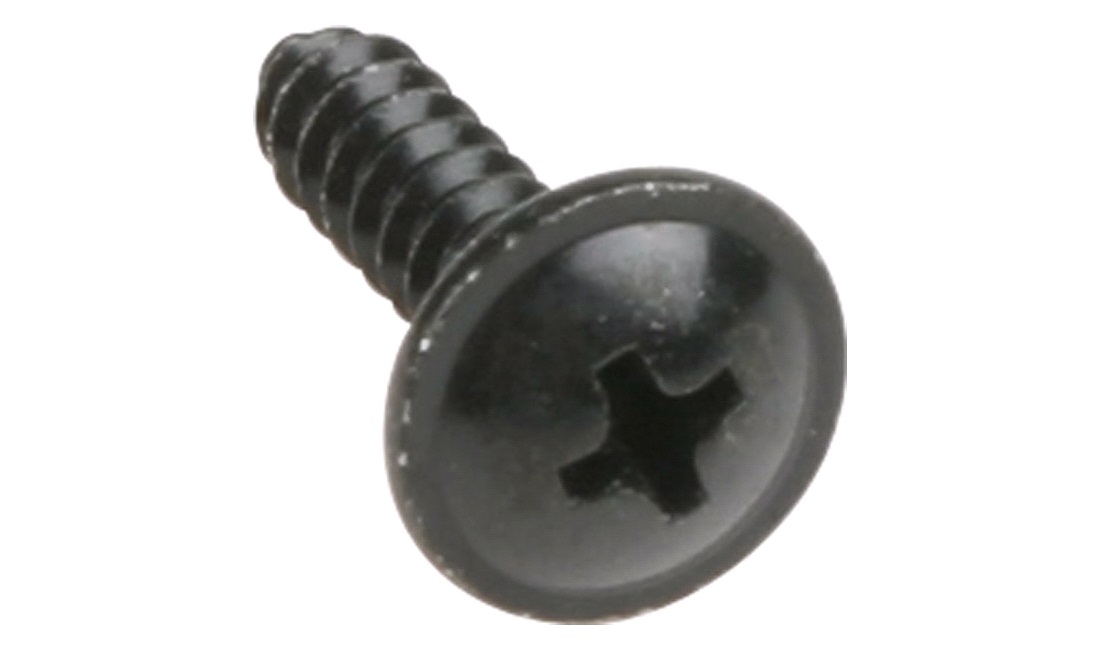 Pladeskrue sort bred 4,8x19 mm