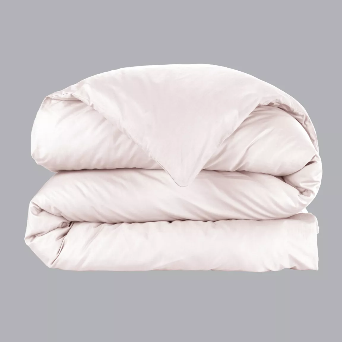 Housse de couette percale de coton (200 x 200 cm) Cali Rose poudré