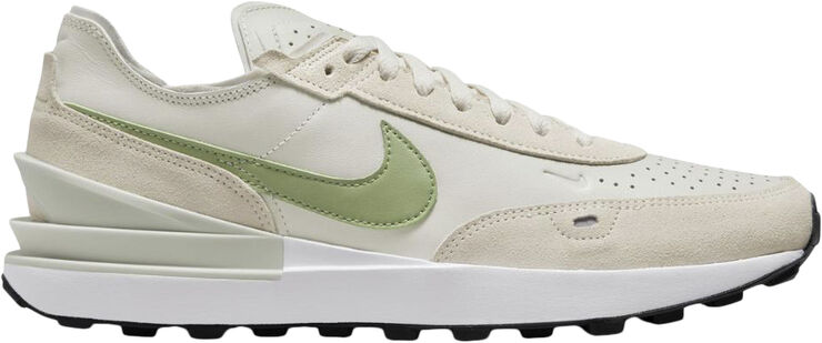 Nike waffle one leather Light bone/oil green-phantom-w