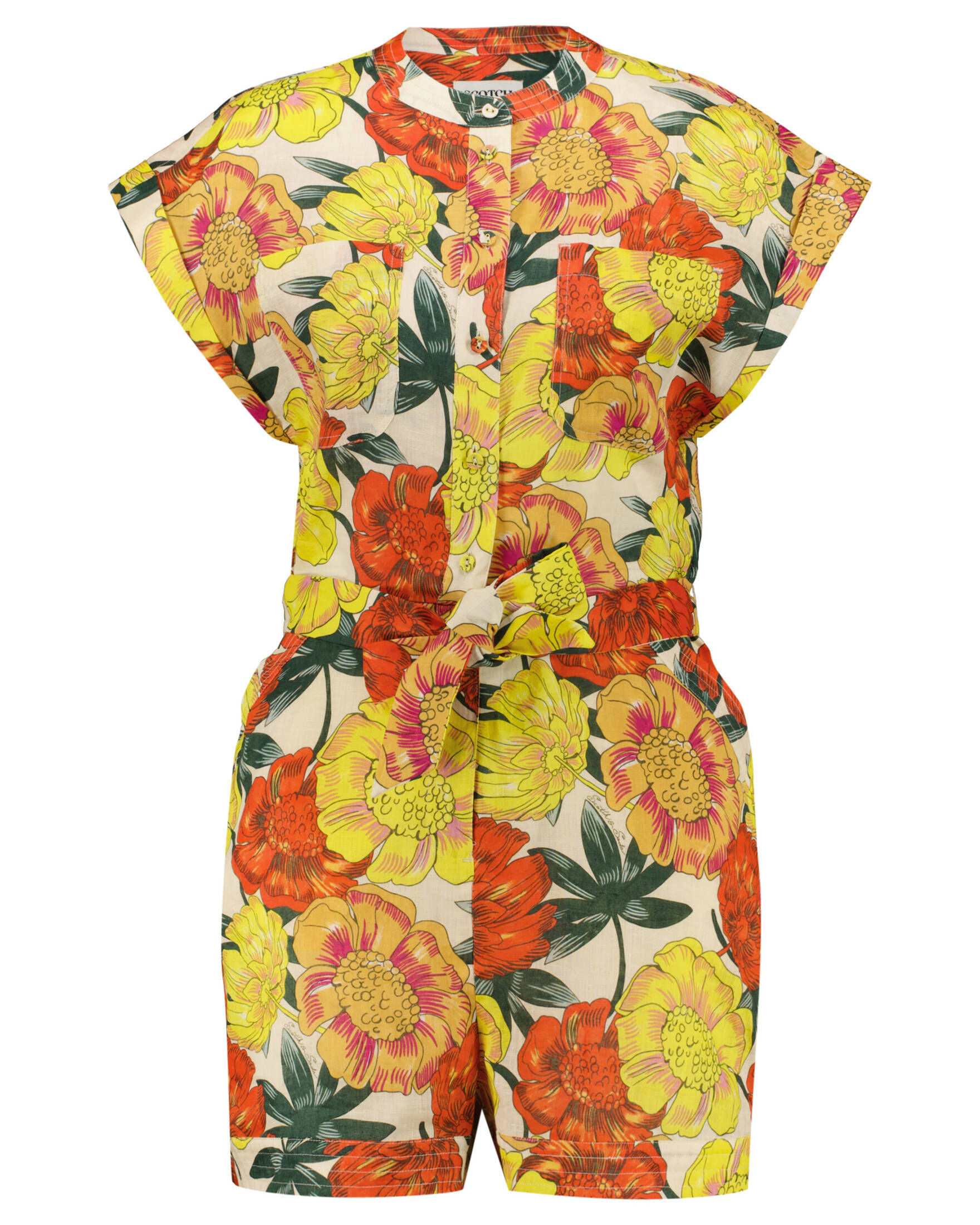 Scotch & Soda| Damen Jumpsuit aus Leinen