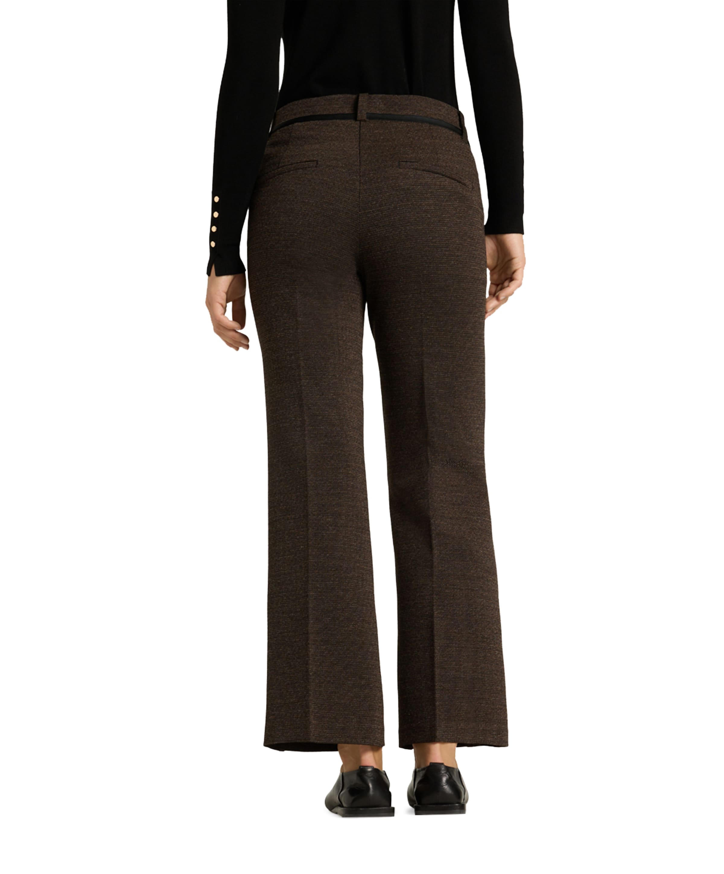 Cambio Francoise cropped dames broek bruin