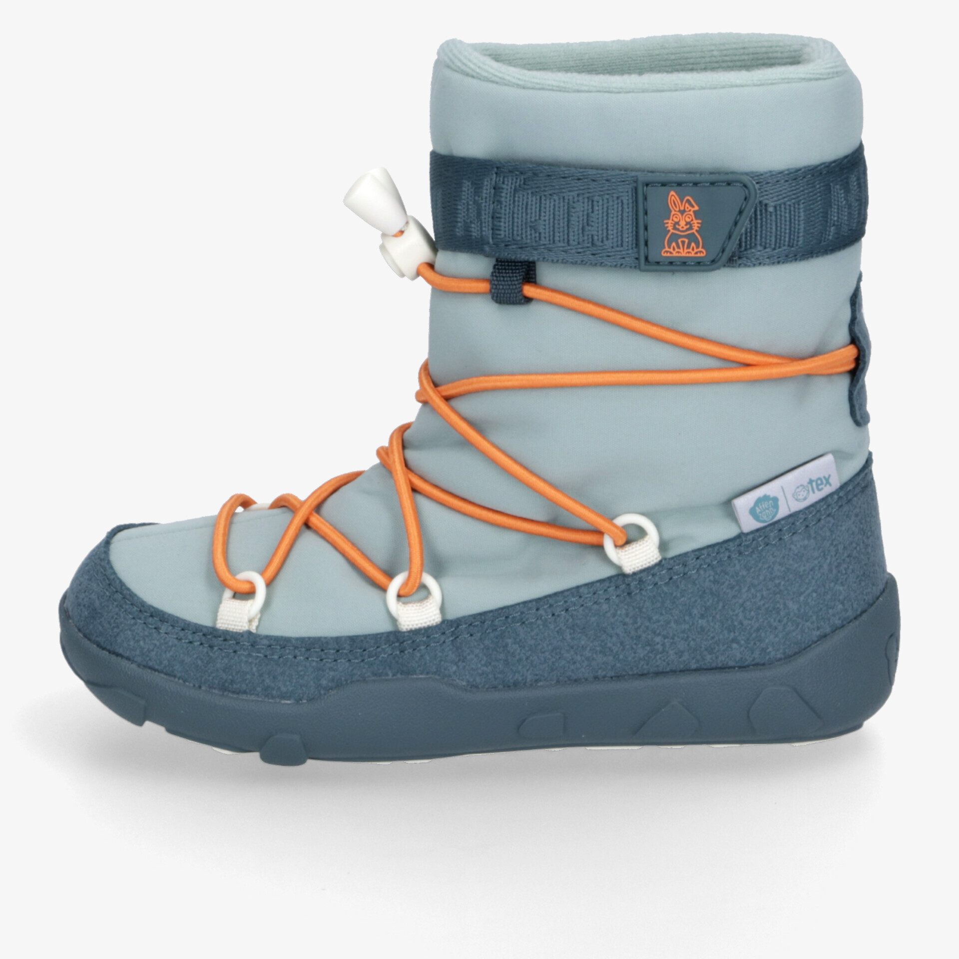 Affenzahn Kinder Klettstiefel Vegan Snowy Hase - Grün | reno.de
