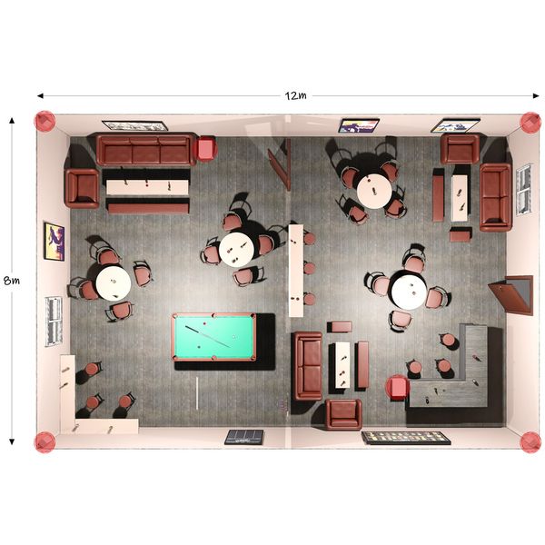 the box pro 2room Lounge Bundle M white