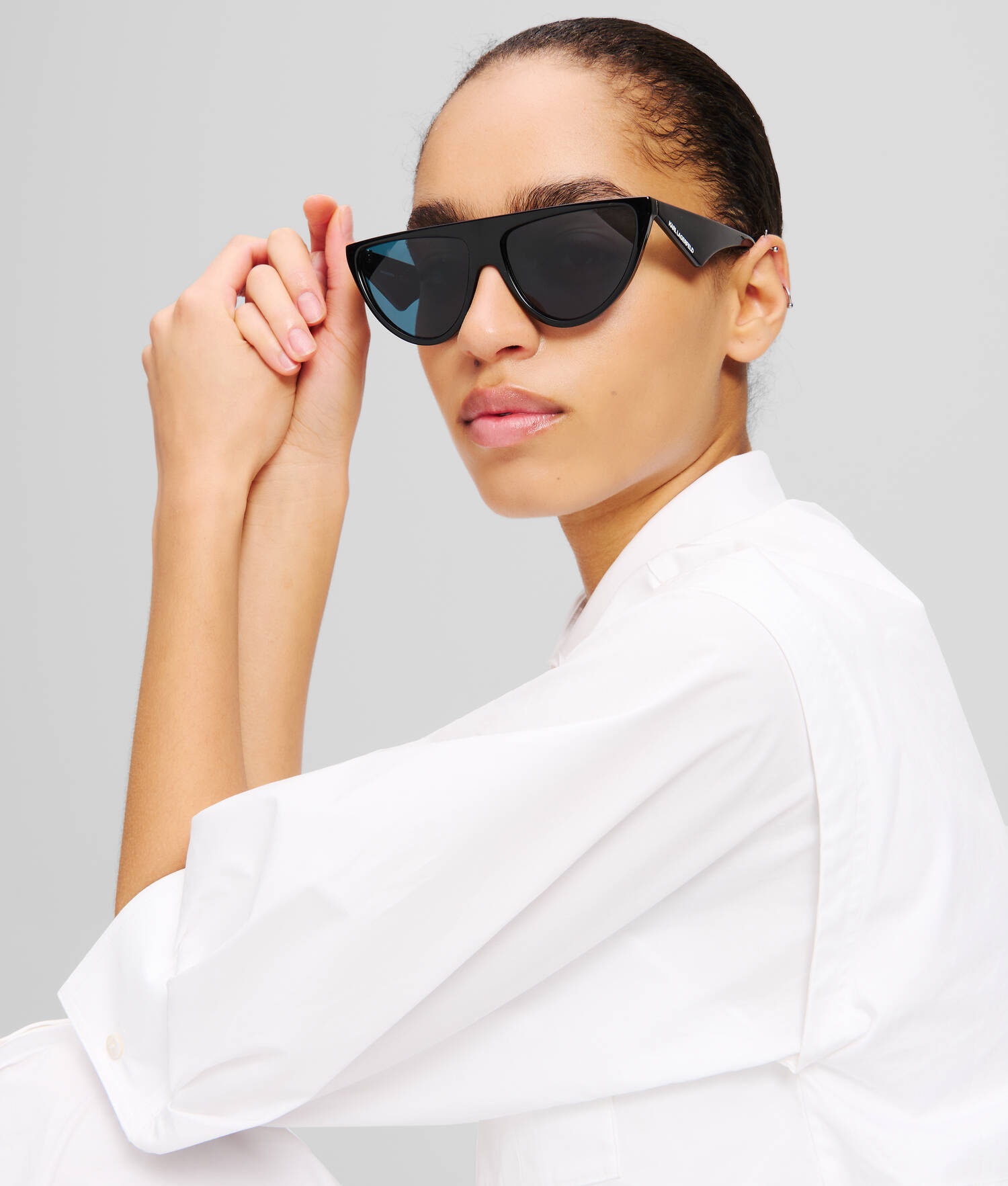 LUNETTES DE SOLEIL AVEC LOGO KARL - Noir