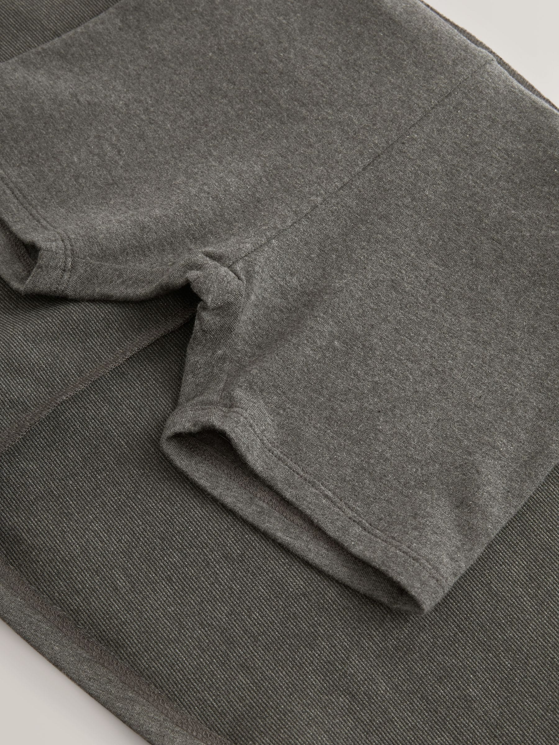 Grijs - Aantrekskirt voor school met jersey stretch (3-17jr)
