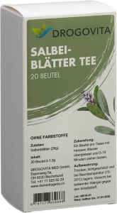 Drogovita Salbei Tee Beutel, 20 Stück