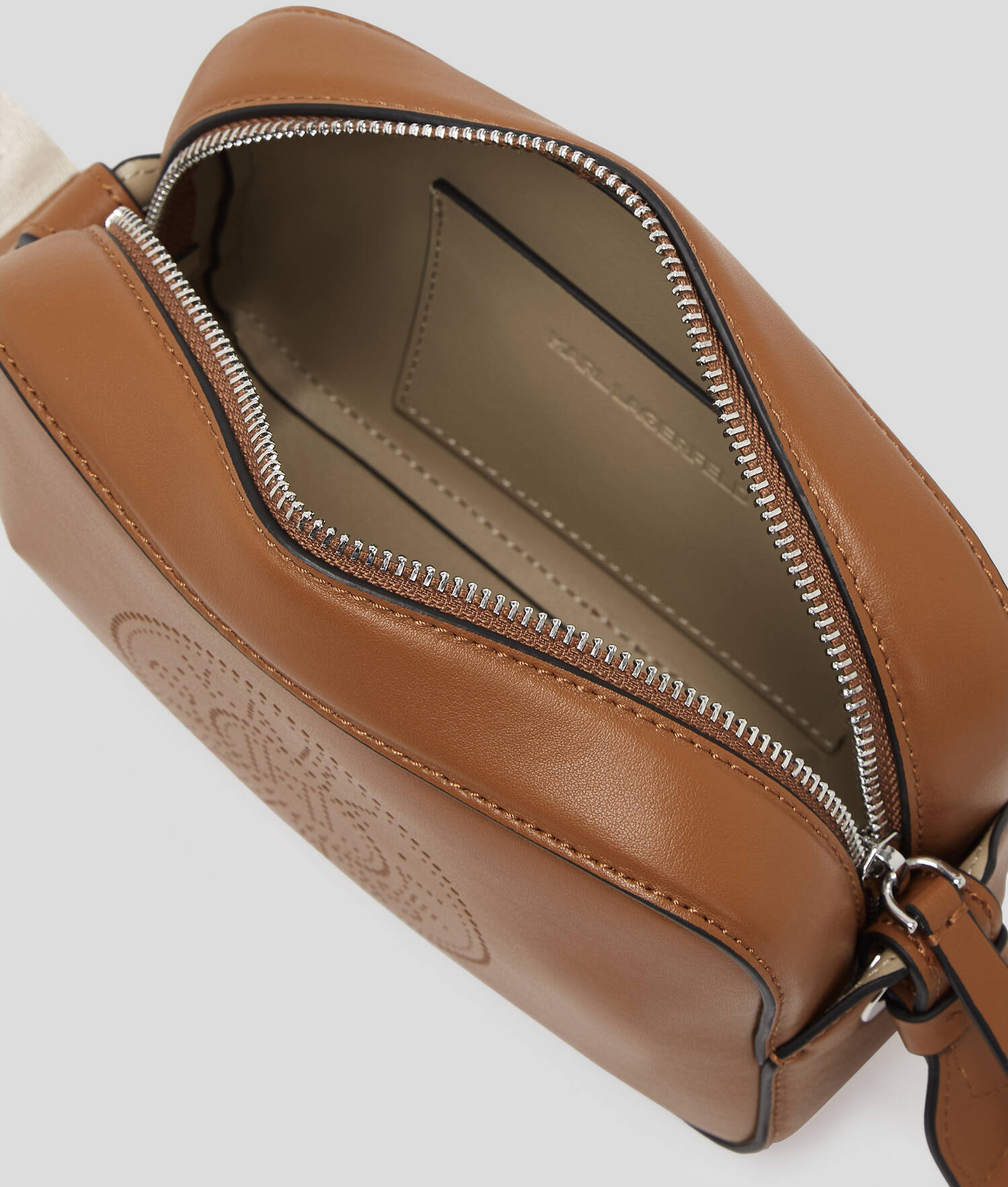 SAC BANDOULIÈRE PERFORÉ K/CIRCLE - Tan foncé