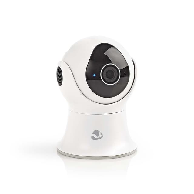 Nedis SmartLife udendørskamera | Wi-Fi | Full HD 1080p | Pan tilt | IP65 | Cloud Storage (mulighed) / Internal 16GB | 12 V DC | Med bevægelsessensor | Nattesyn | Hvid
