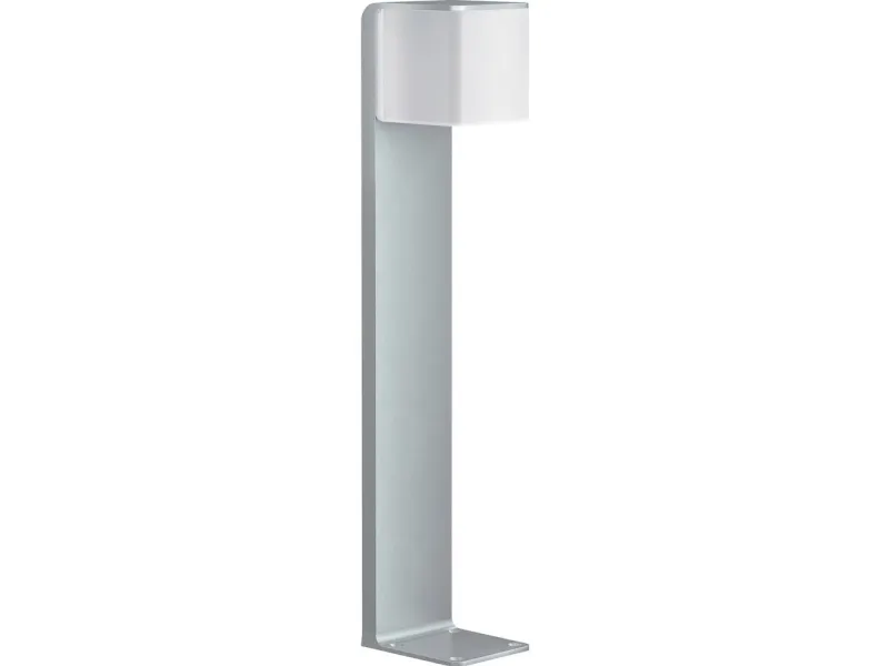 Steinel 055486 LED AUSSENLEUCHTE GL 80 SC SI LED-udendørs vægbelysning med bevægelsessensor LED (RGB) uden 9.1 W Sølv