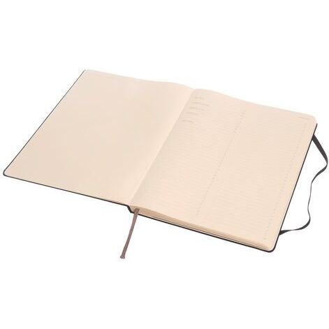 Carnet professionnel Moleskine rigide 19 x 25 cm ivoire ligné 192 pages