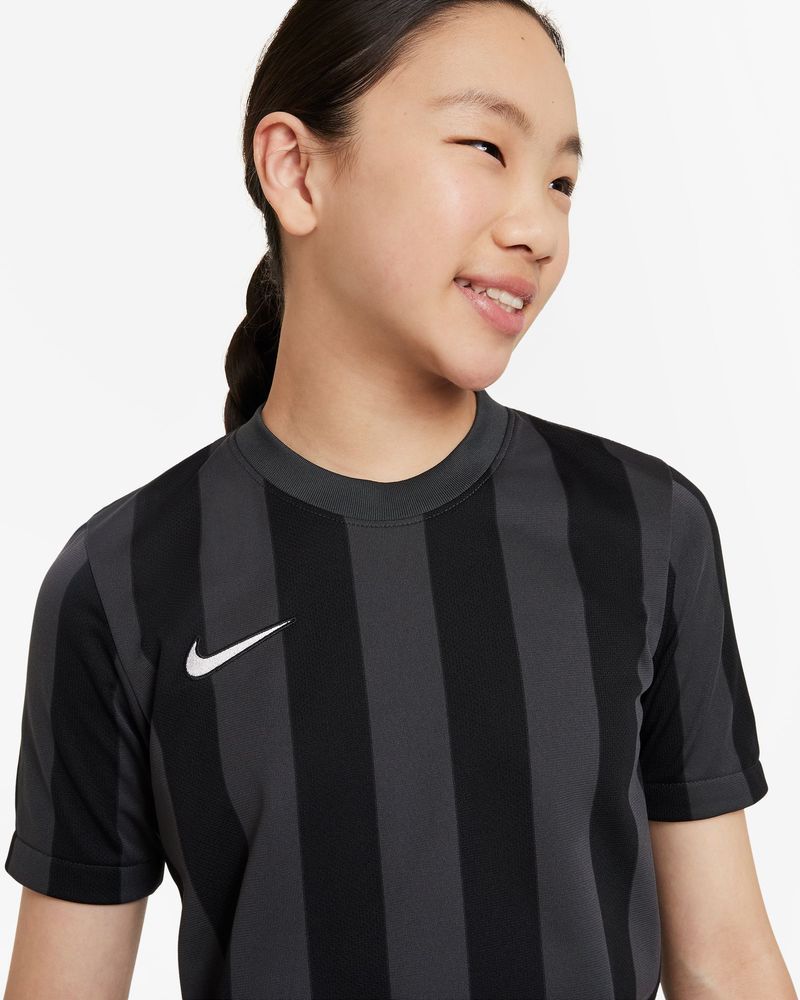Maillot Nike Striped Division IV Gris & Noir pour enfant