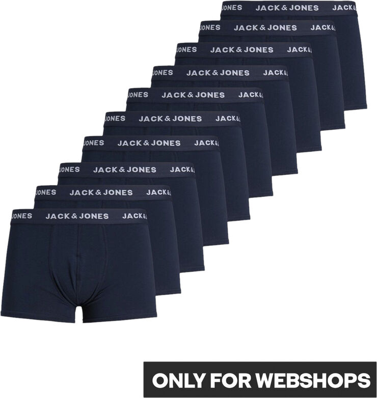 Jack & Jones JACSOLID TRUNKS 10 PACKS NOOS Navy blazer/navy blazer - navy blaz