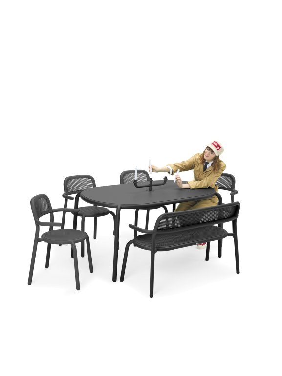 Fatboy Toni Tavolo tuintafel 160x90 antraciet