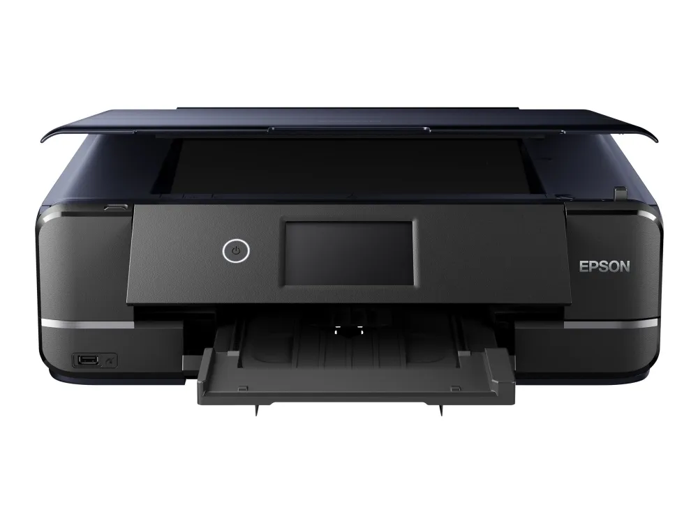Epson Expression Photo XP-970 Small-in-One - Multifunktionsprinter - farve - blækprinter - A4 (210 x 297 mm) (original) - A3 (medie) - op til 8.1 spm (kopiering) - op til 8.5 spm (udskriver) - 100 ark - USB 2.0, LAN, Wi-Fi(n), USB vært