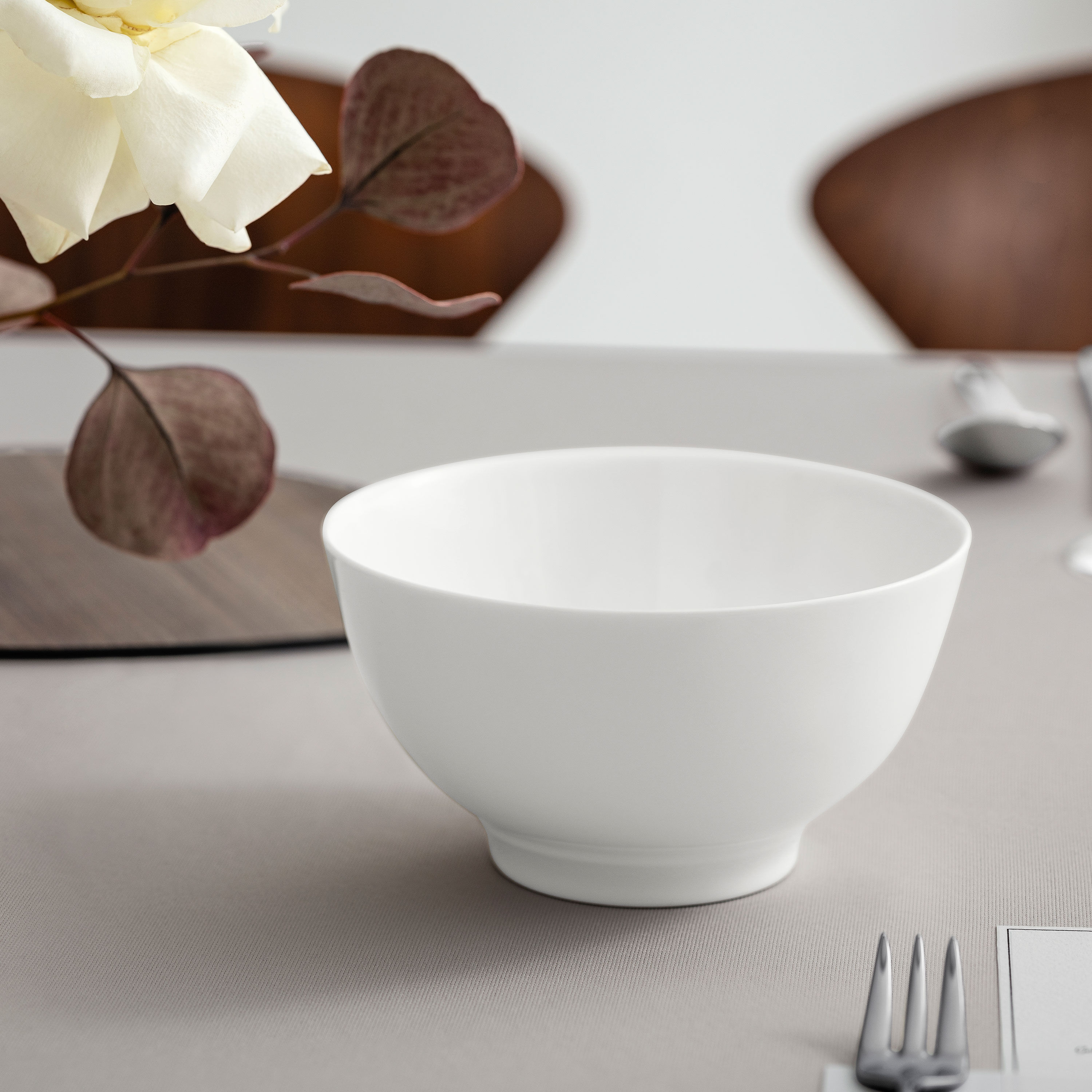 Royal Salad serving bowl White, 18.6 oz, Premium Bone Porcelain