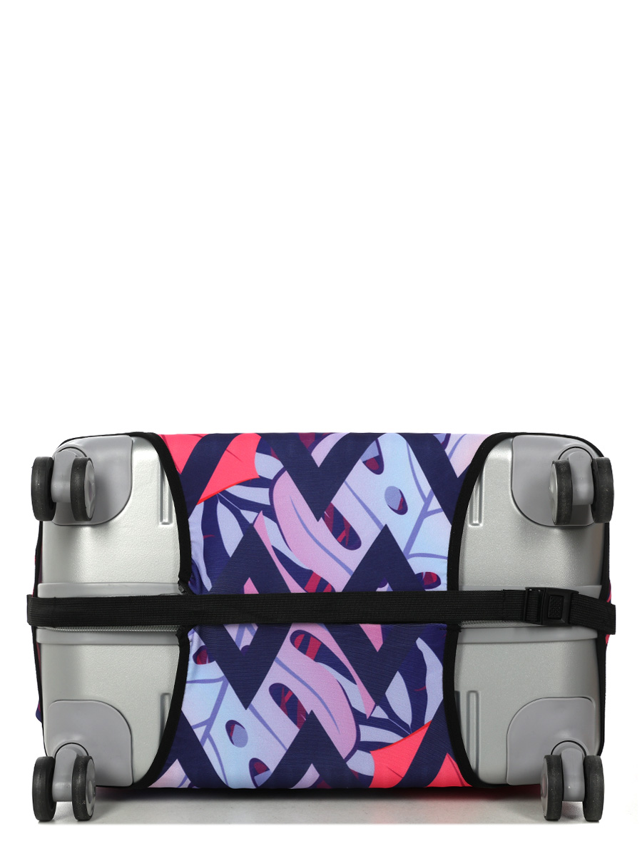 Housse de valise Periea Purple Zigzag L