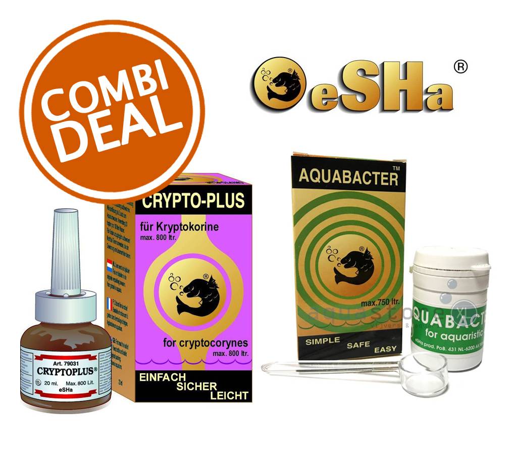 Esha Crypto Plus en Aquabacter - Bundel | Waterkwaliteit