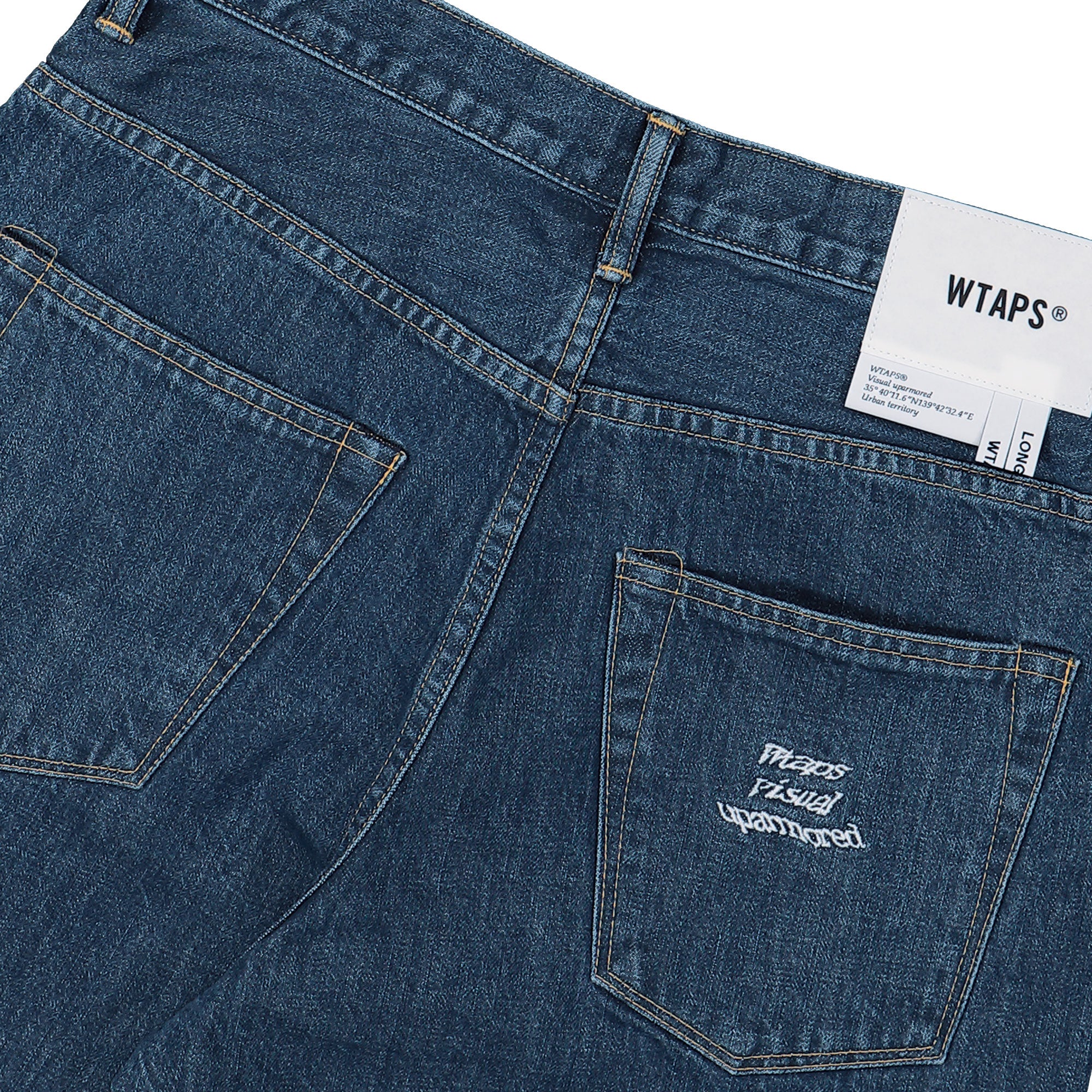 WTAPS<br>Blues Straight / Trousers / Cotton. Denim