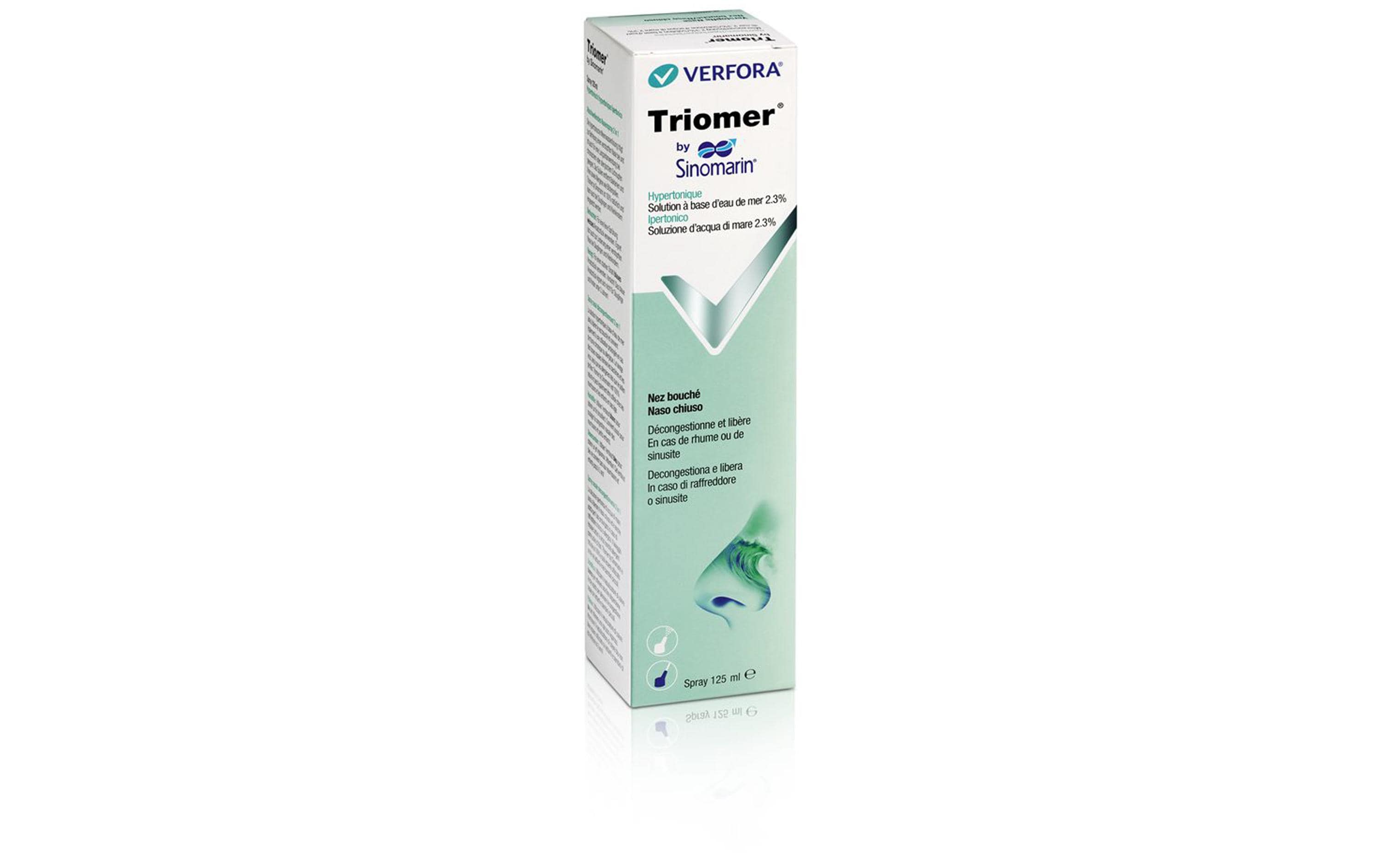 Nasenspray hypertonische Meerwasserlösung 125 mlNasenspray zur Nasenspülung und -befeuchtung