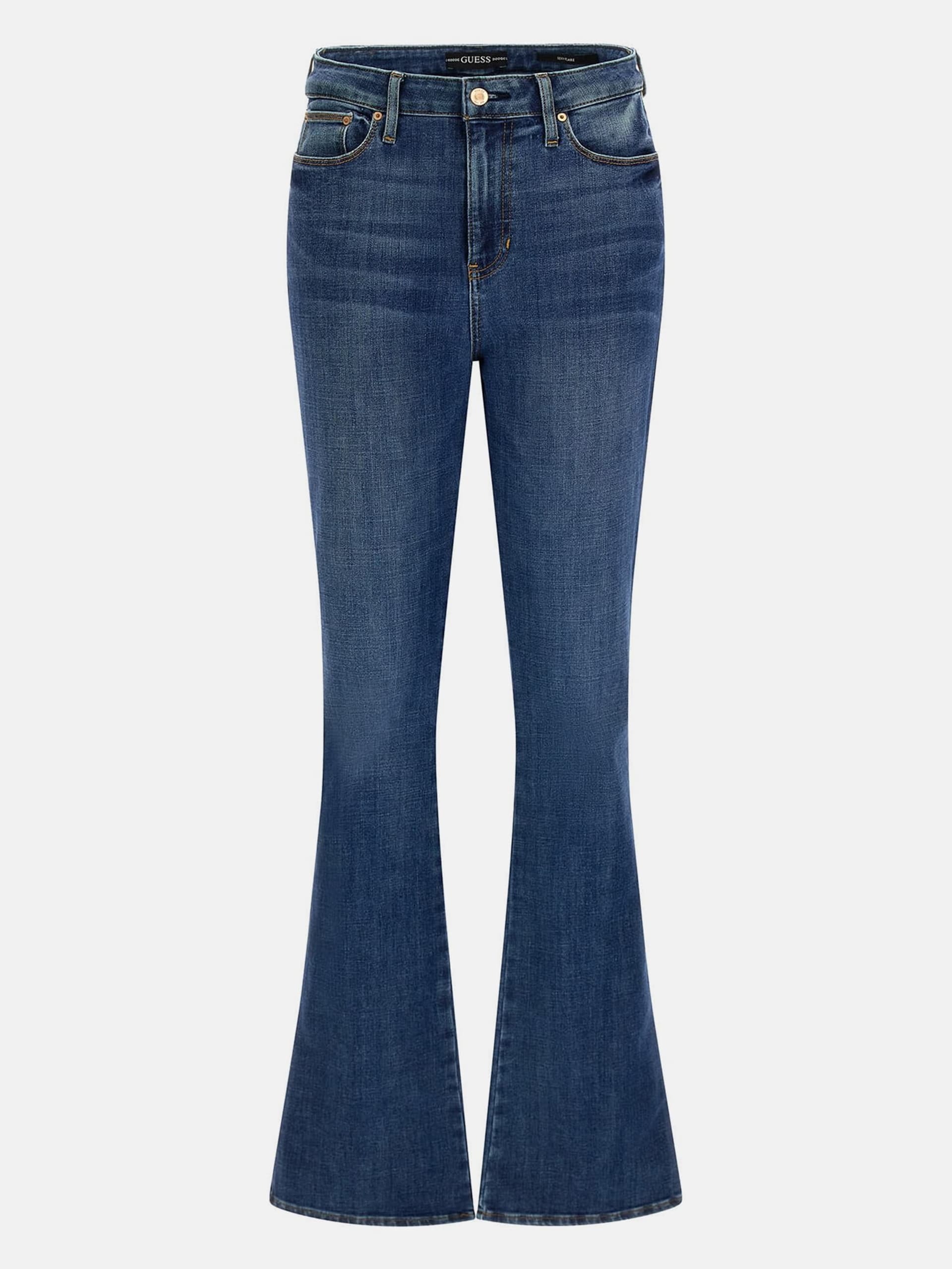 Calça jeans boca de sino sexy