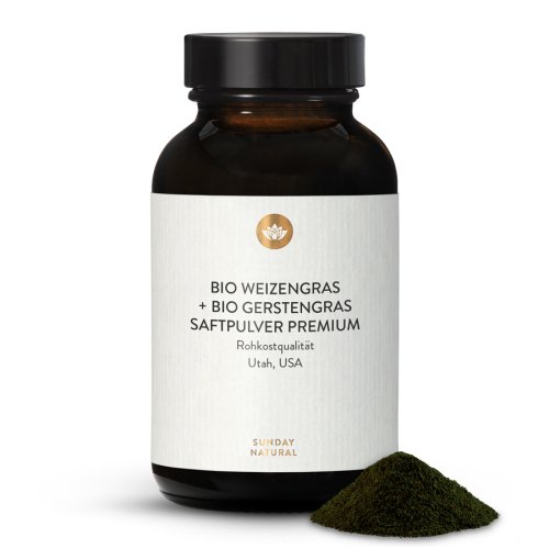 Sunday Natural Products  Bio Weizengras+ GerstengrasMix Saftpulver