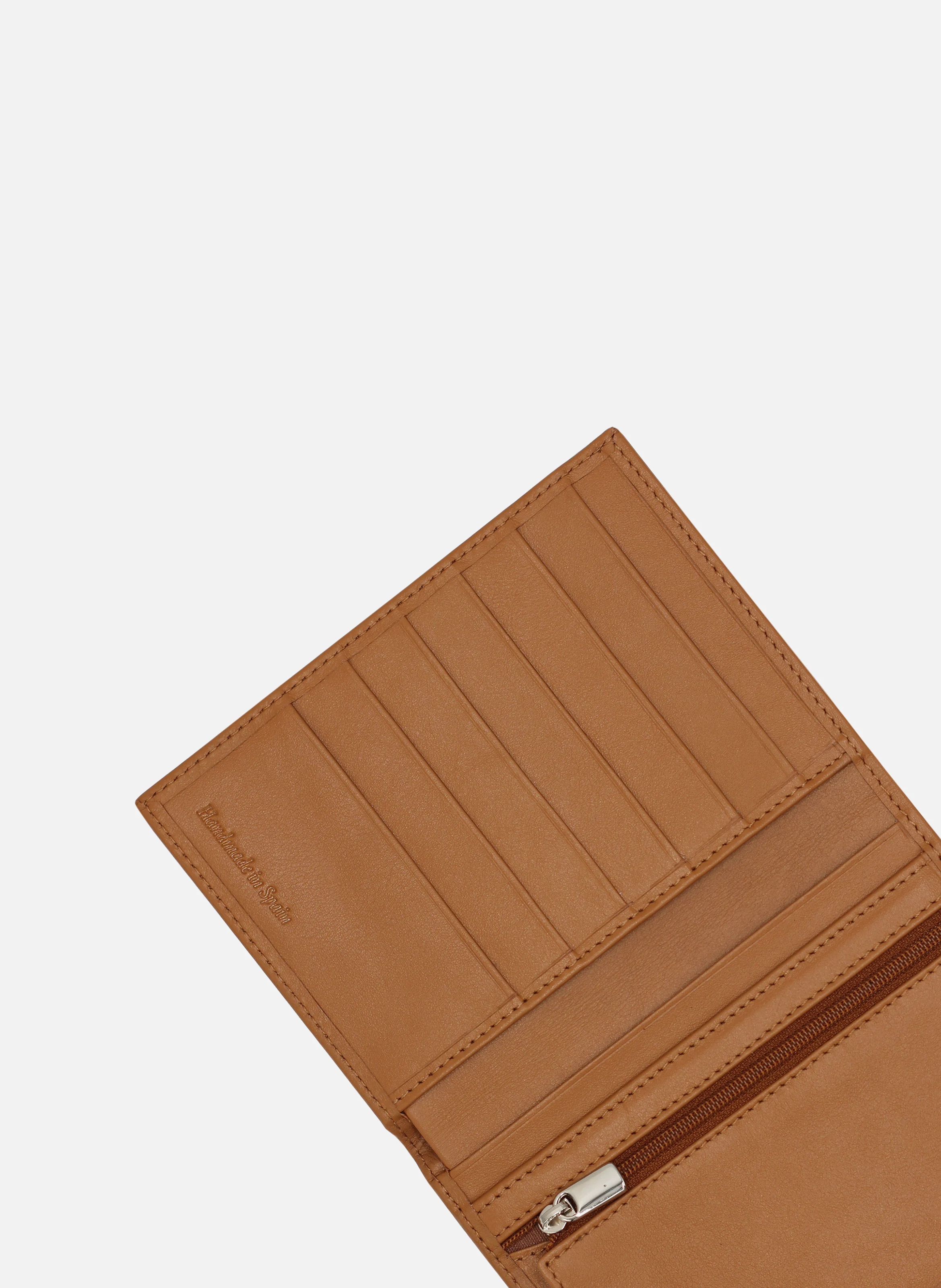 Portefeuille classique cuir lisse | Marron